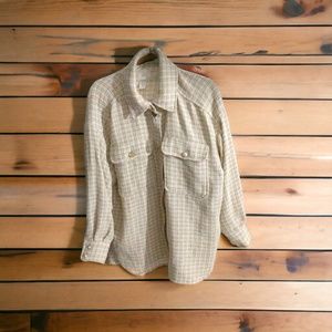 H&M casual jacket, tweed-like fabric, unlined